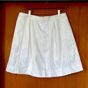 White J Crew Skirt size 6
